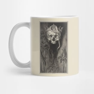 The Duchess of Malfi Skull Crown Flowers Mug